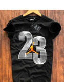 Men Printed Round Neck Pure Cotton Black T-Shirt ( Pack Of 2 )