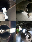 Medium Universal Turbo Sound Noise Exhaust Muffler Pipe Whistle Fake Valve