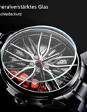Men Watch Car Wheel Hub Dial 3D Waterproof Sports Watch