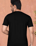 Mens Round Neck Plain Half Sleeve T-shirts (Pack Of 2)